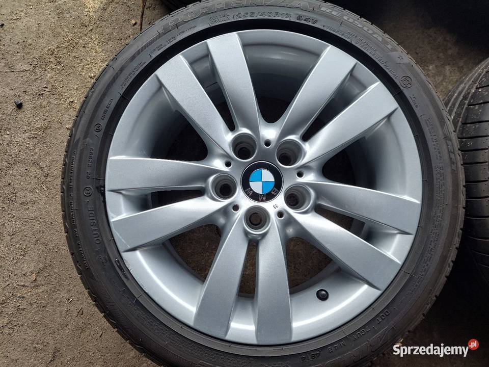Oryginalne felgi aluminiowe BMW 17 Styling 161 śląskie Truskolasy sprzedam