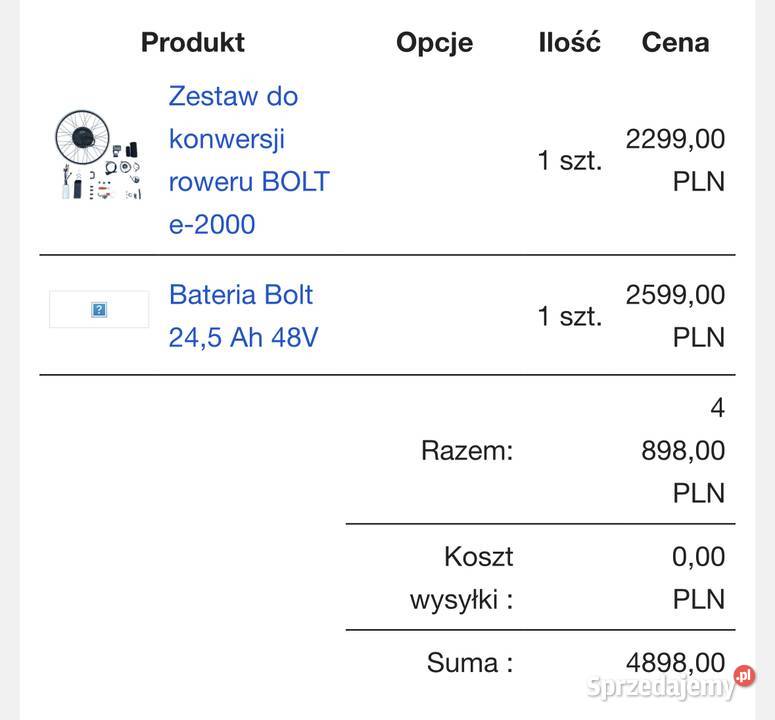 Ebike rower elektryczny
