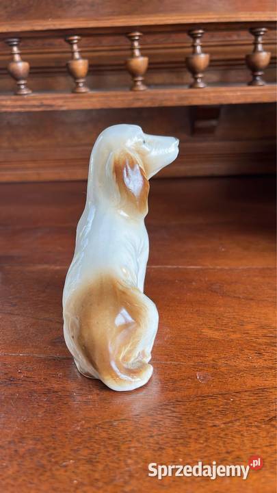 Piesek Figurka porcelanowa Śliczna figurka bez Gdańsk