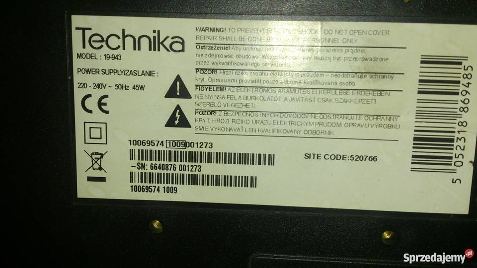 TV technika 19 LCD Cmolas