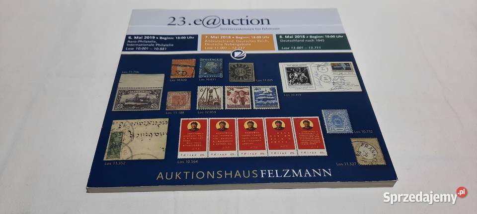 Katalog aukcyjny FILATELISTYKA FELZMANN Warszawa