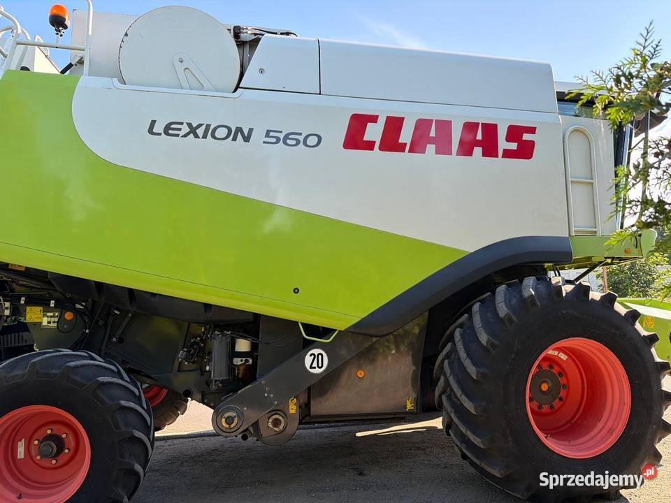 Kombajn zbożowy Claas Lexion 560 heder V750 Zbożowe Kombajny Nowa Ruda