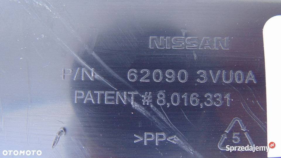 ABSORBER ZDERZAKA PRZÓD NISSAN NOTE 620903VU0A osobowe Nowy Tomyśl
