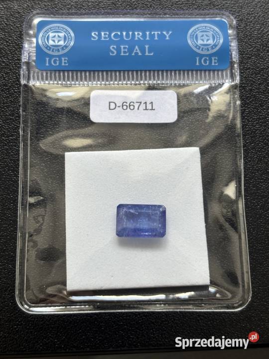 Naturalny TANZANIT 376 ct Certyfikat IGE