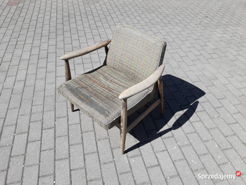 Fotel PRL GFM 87 Kędziorek lata 60 70 wysyłka 60 Gdynia sprzedam
