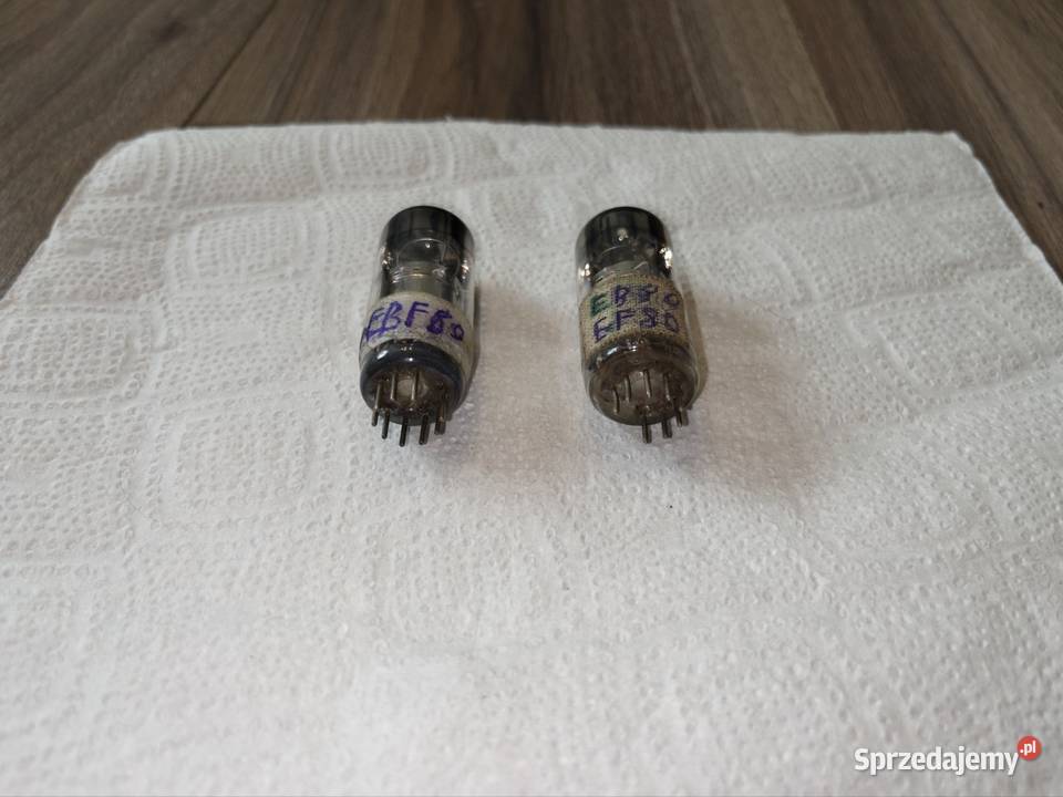 Lampy elektronowe EBF80 sparowane 2 Elektronika Radziechowy