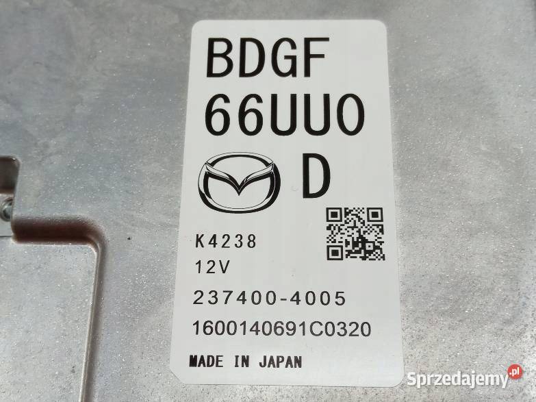 MODUŁ STEROWNIK BDGF66UU0D 2374004005 Mazda 3 IV