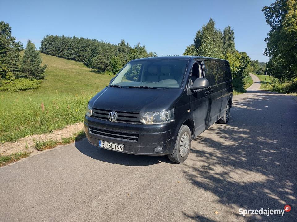 Volkswagen T5 Transporter Blaszak Długi Hak czujnik parkowania Łódź sprzedam
