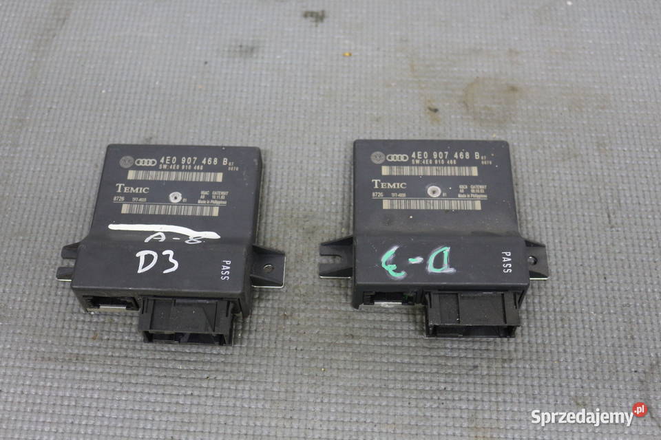 AUDI A8 D3 MODUŁ GATEWAY 4E0907468B 4E0910468 Prochowice sprzedam