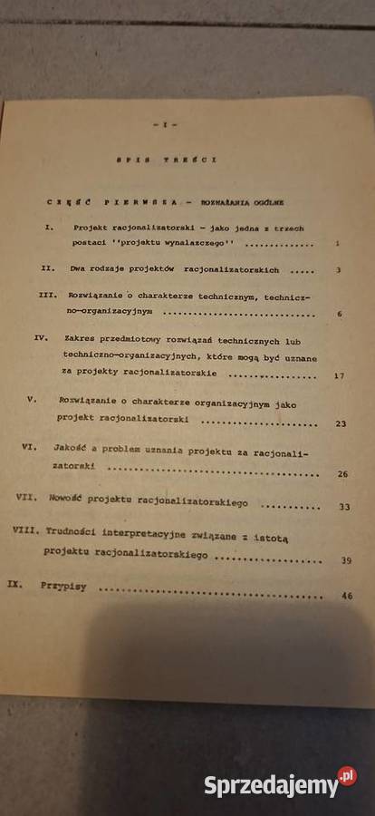 Pierwsze wydanie 1987 Istota projektu Łęczyca sprzedam
