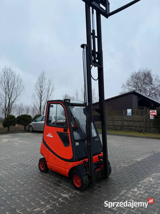 wózek widłowy LINDE H16D 1600 TRIPLEX 420m łódzkie