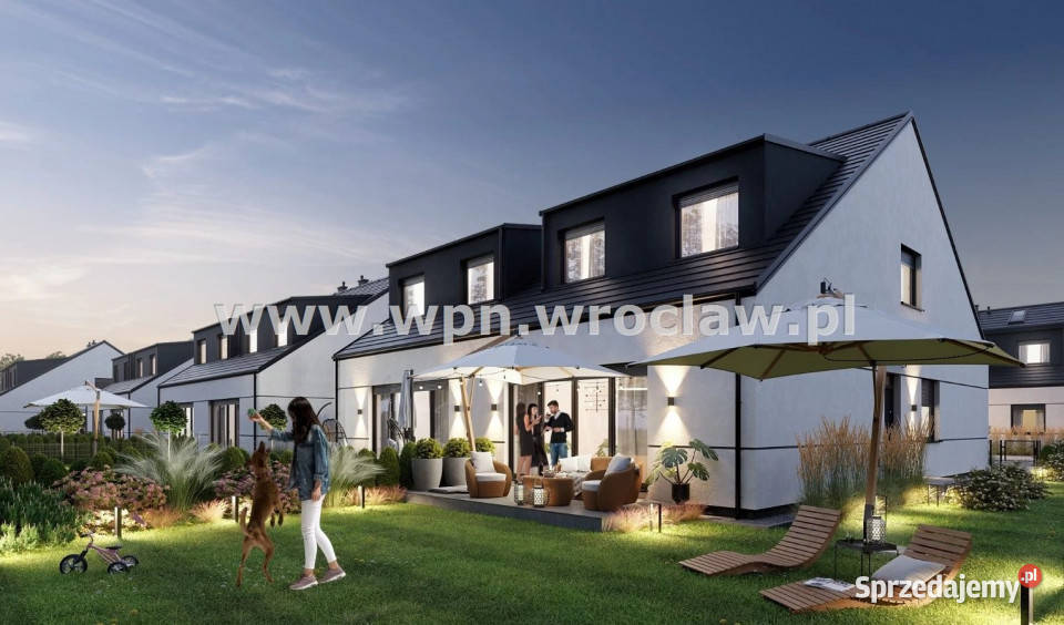 sprzedaży domu bliźniaka 152m2 Wrocław dolnośląskie