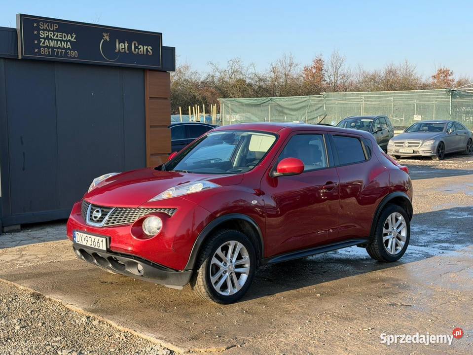 Nissan JUKE 16 Benzyna2010 SkóraKamera 117KM Wrocław sprzedam