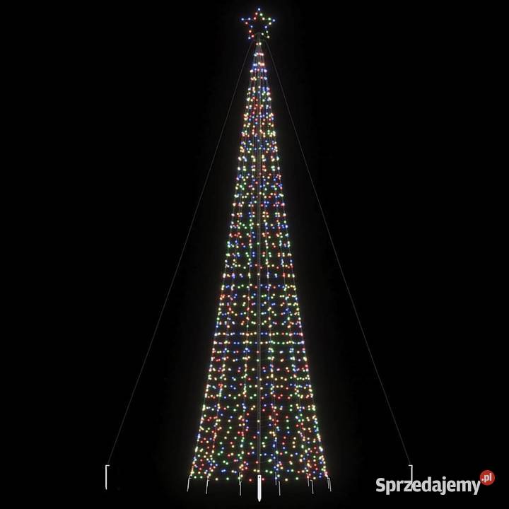 vidaXL Choinka świąteczna LED kolcami 1534 diody Warszawa