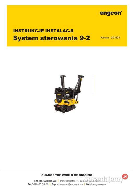 Styrsystem 92 Engcon Kultura i Rozrywka Szamotuły