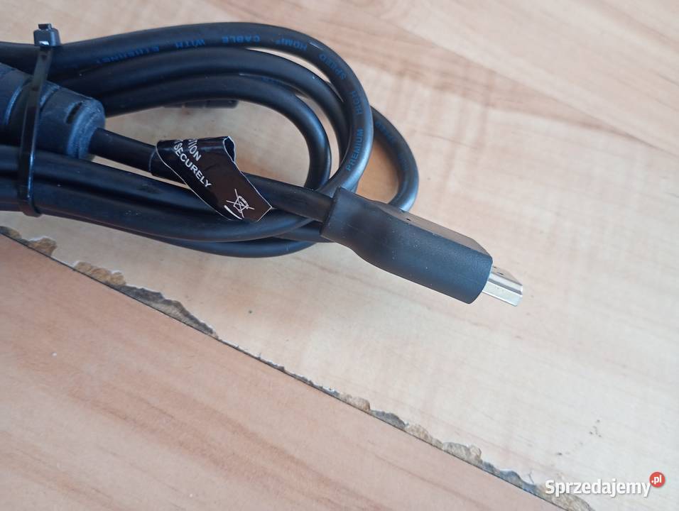 kabel przewód przedłużacz HDMI 4K 15 m czarny sprzedam