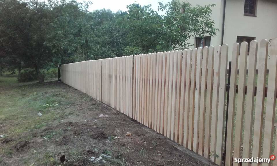 Ogrodzenia sztachetowe tymczasowe leśne