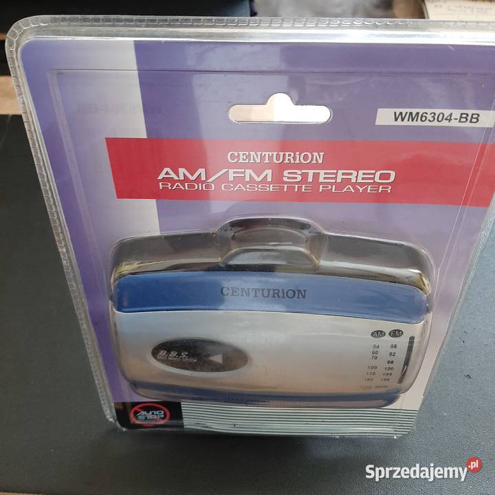 Odtwarzacz kaset z radiem FM walkman NOWY Gdynia sprzedam