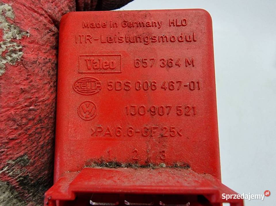 REZYSTOR DMUCHAWY AUDI A3 8L 1J0907521 osobowe Lipno