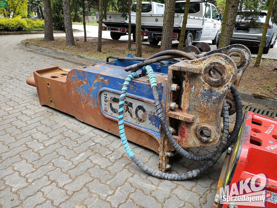 Młot hydrauliczny Toku TNB230 2250 do koparki Ostrowiec Świętokrzyski