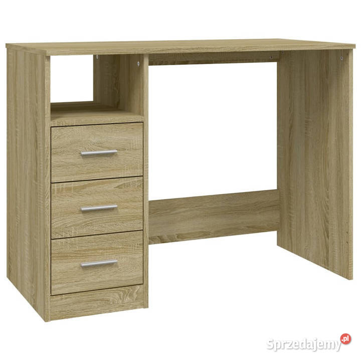 Biurko z szufladami dąb sonoma 102x50x76 Warszawa