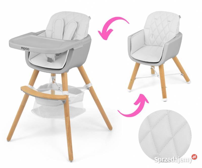 KRZESEŁKO DO KARMIENIA 2W1 ESPOO BIAŁE Milly Mally podlaskie Bielsk Podlaski