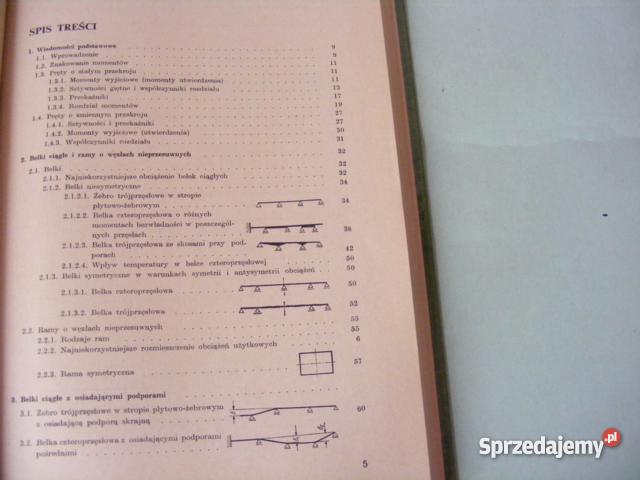 Przykłady obliczeń belek i ram metodą Crossa J S Książki naukowe i popularnonaukowe dolnośląskie sprzedam