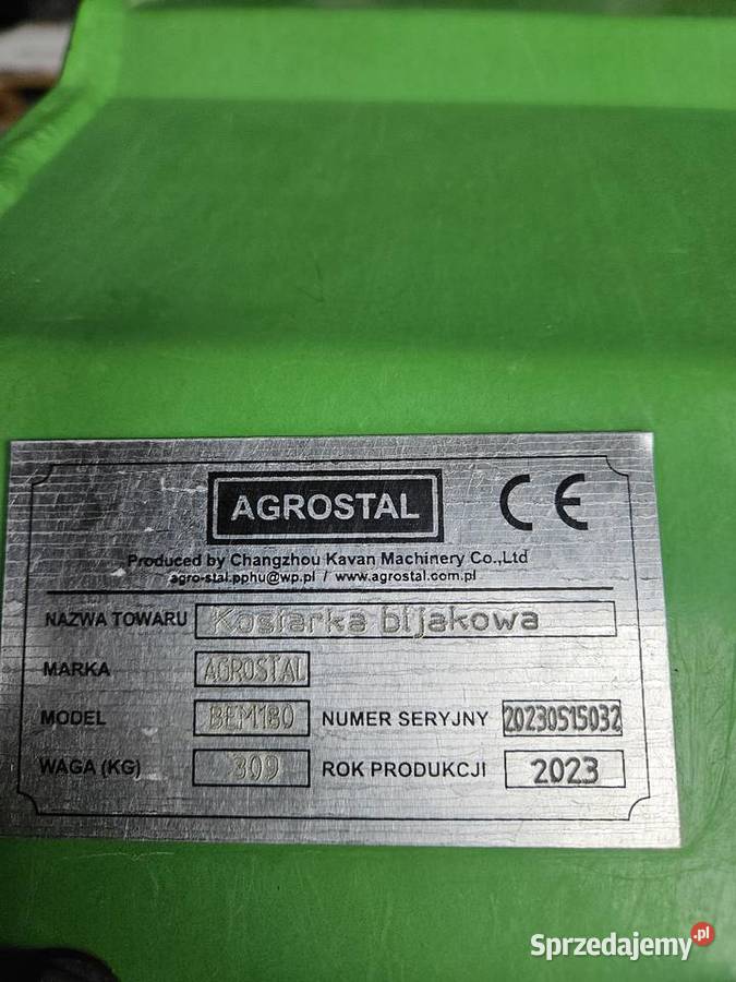 Kosiarka bijakowa AGROSTAL 18M nowa Bijakowe Frampol sprzedam