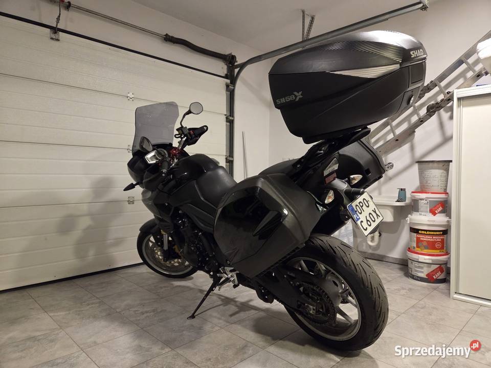 Triumph Tiger 1050 2009 trzy oryginalne kufry podgrzewane manetki Triumph