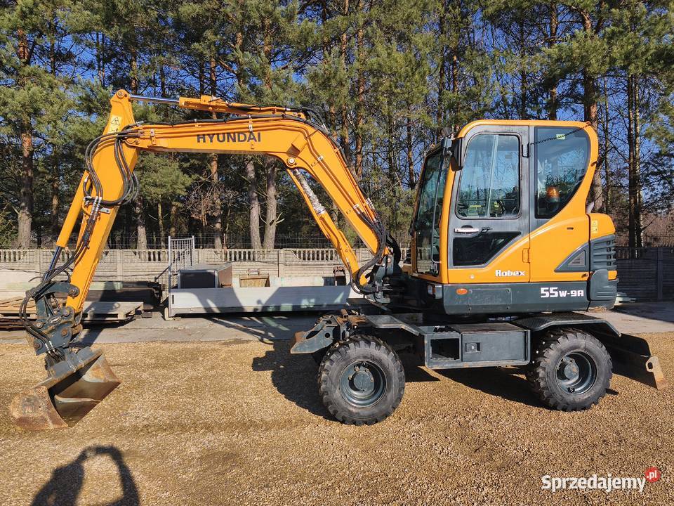 Koparka kołowa Hyundai 55 W 900 mtg krajowa Rok produkcji 2020 śląskie Konopiska