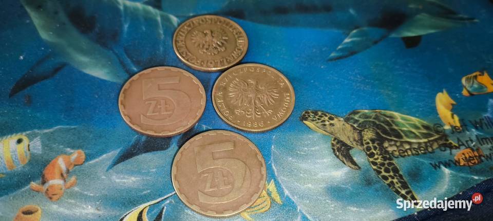 Monety PRL 5 1975 76 77 79 84 85 86 87 śląskie Gliwice
