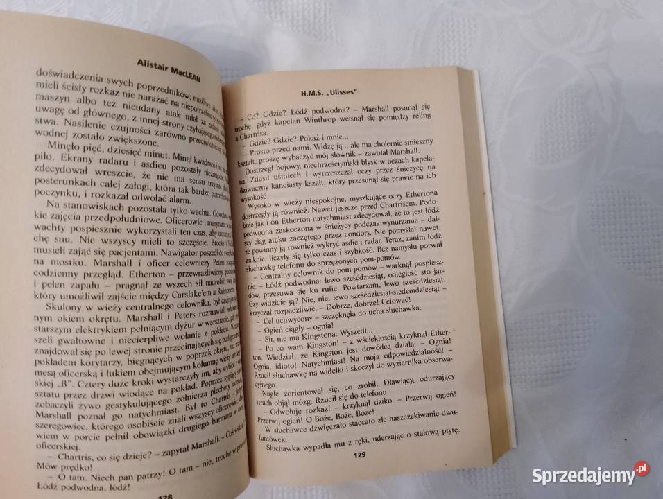 Książka HMS ULISSES Alistair MacLean I pełne ISBN 8386611804 Oborniki