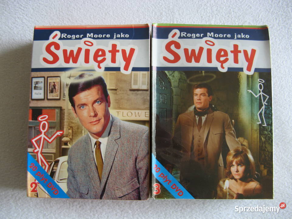 Święty Partnerzy Roger Moore 40 płyt DVD polski Poznań