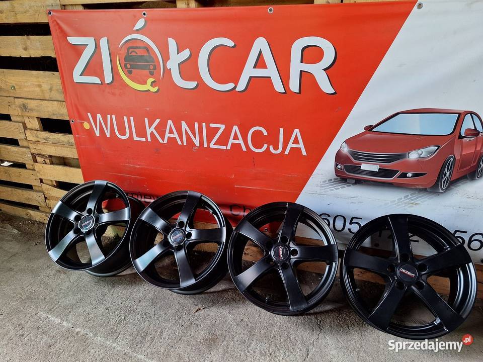 NOWE Alufelgi 5x108 16 ET48 DEZENT RE Dark koła Dezent Choceń
