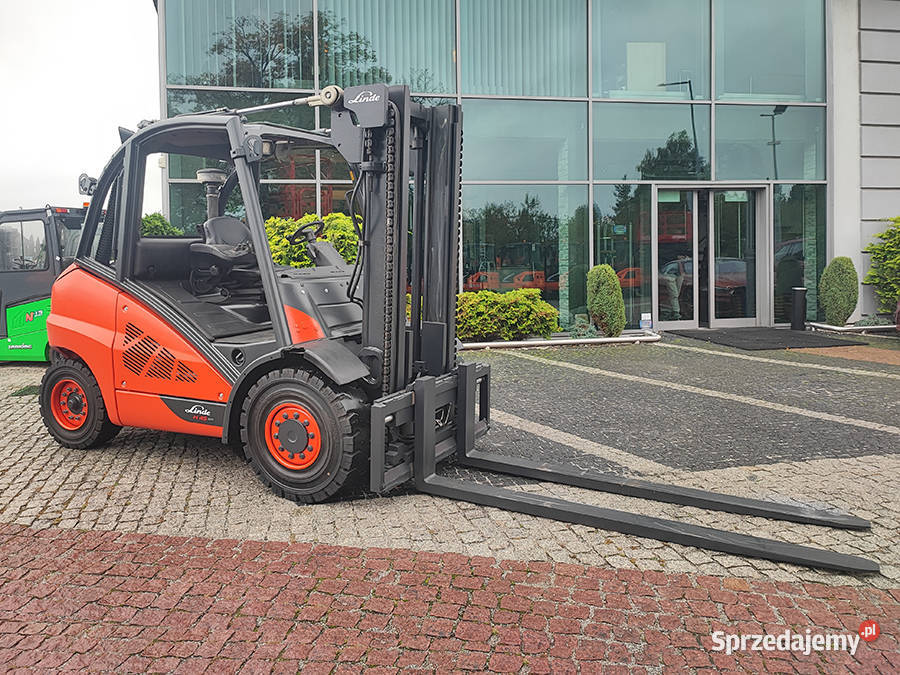 Wózek widłowy Linde H45D02 45 tony duplex 31 m Kęty