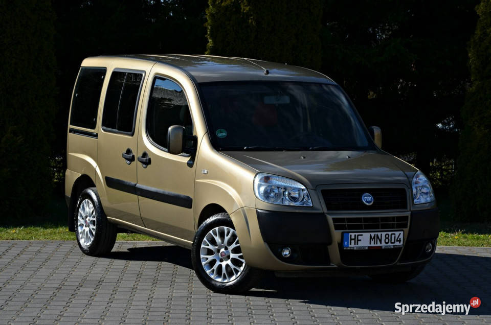 Fiat Doblo 14 Benz 77 7 Osób Super Stan I elektryczne lusterka Ostrów Mazowiecka