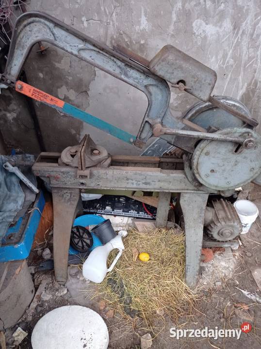 Piła ramowa imadło zabytek dekoracja