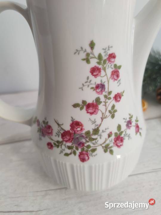 Czajnik dzbanek imbryk porcelanowy na kawę Głuchołazy