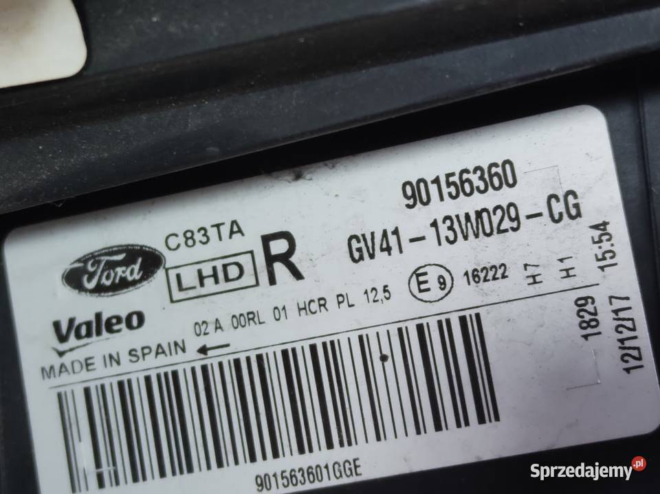 Lampa LED Prawy Przód Ford Kuga Mk2 II Lift 2016 Lampy przednie Pleszew