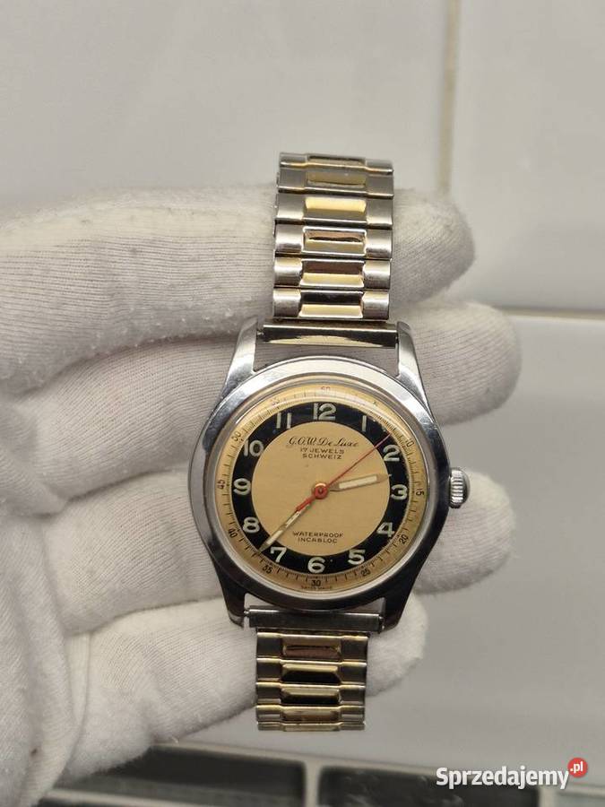 Zegarek vintage GOW De Luxe Chorzów