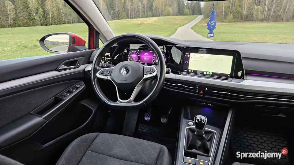 Volkswagen Golf 8 czerwony Rabka-Zdrój