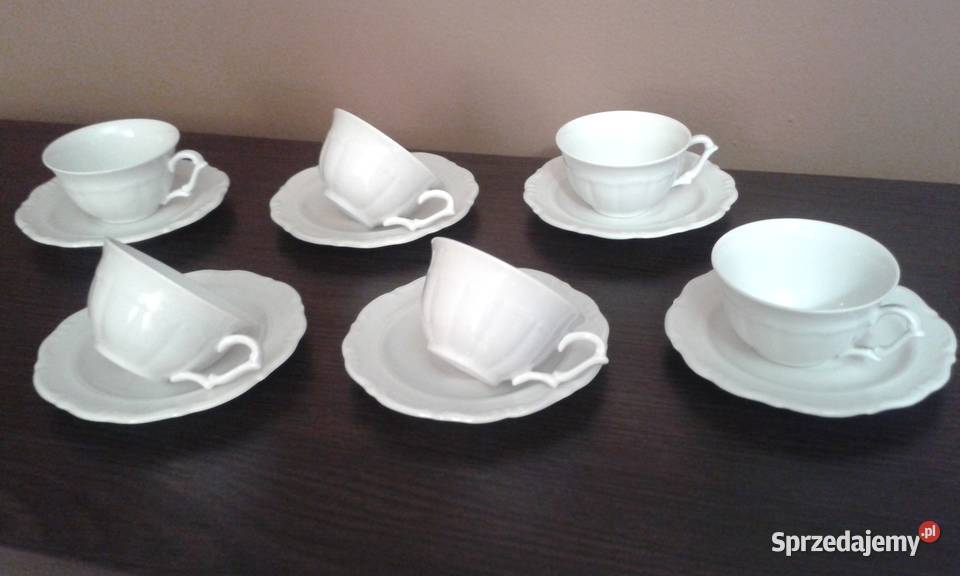 Filiżanki do kawy herbaty porcelana Pleszew