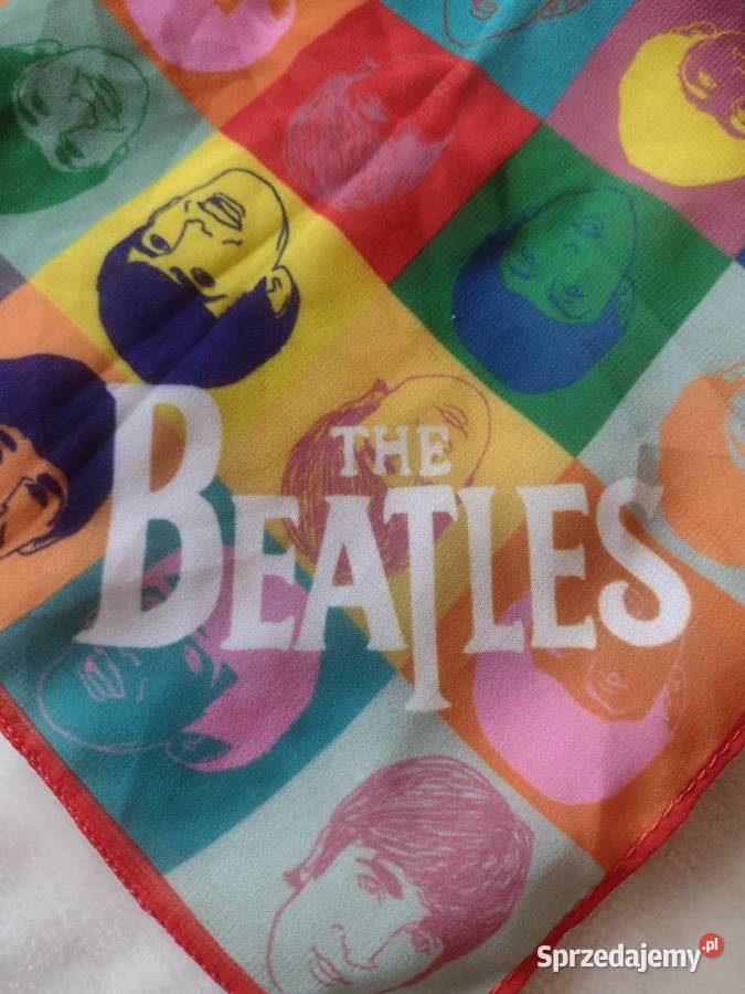 The Beatles Oryginalna apaszka chusta perełka Dla kobiet Kraków