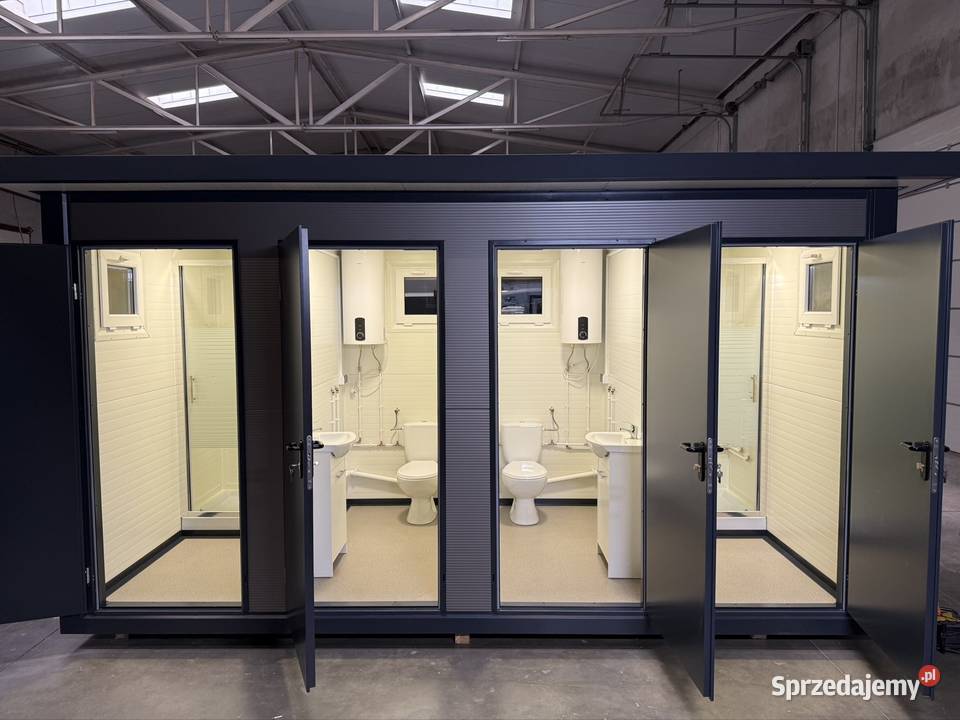 Kontener sanitarny łazienka WC natrysk łódzkie