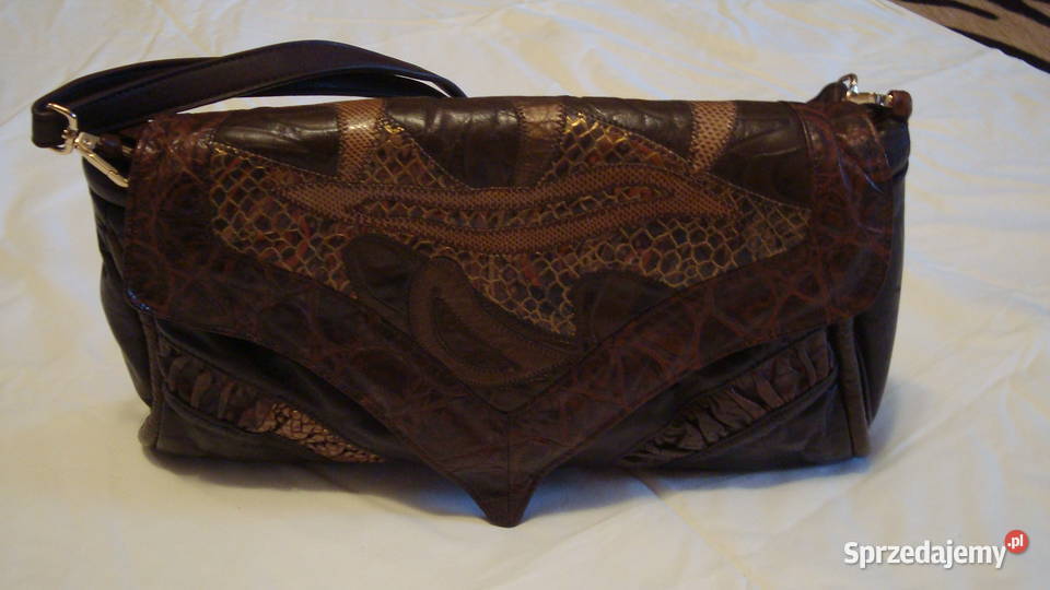 Torebka damska z naturalnej skóry piękna Warszawa