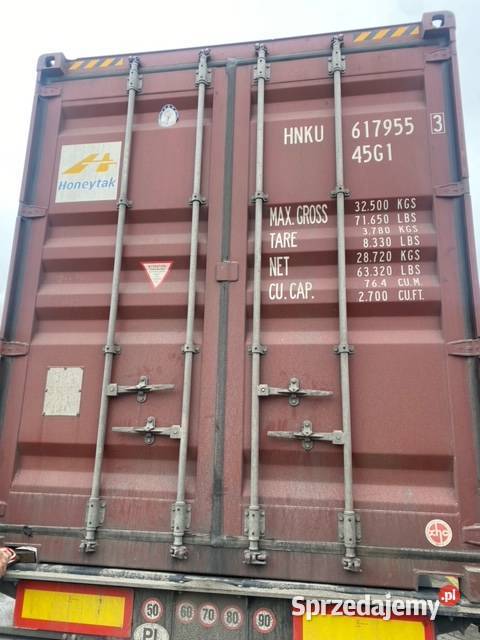 Kontener morski 40 HC 12 metrowy stan idealny Kraków