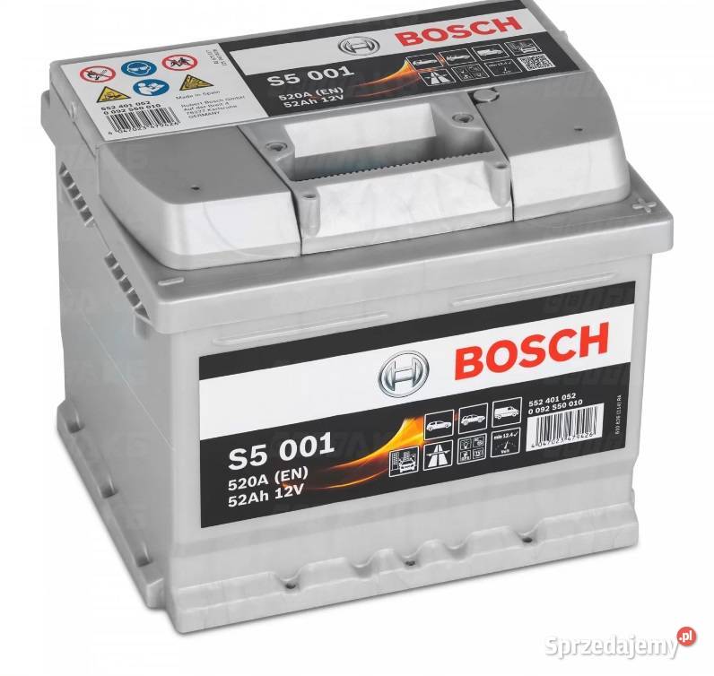 Akumulator Bosch 52Ah 520A EN S5001 Darmowa Rzeszów