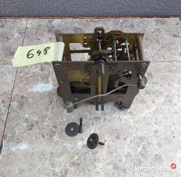 648 Mechanizm zegara ściennego GB Becker P48 do pomorskie