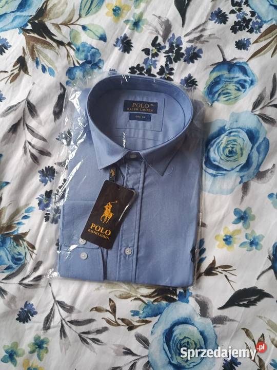Koszula męska Ralph Lauren bawełniana niebieska Białystok sprzedam