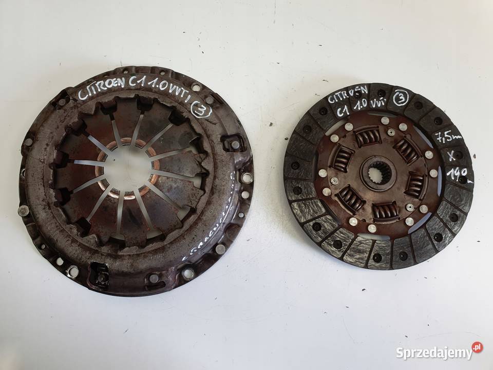 Citroen C1 I 10 12V DOCISK TARCZA sprzęgło osobowe Chełm
